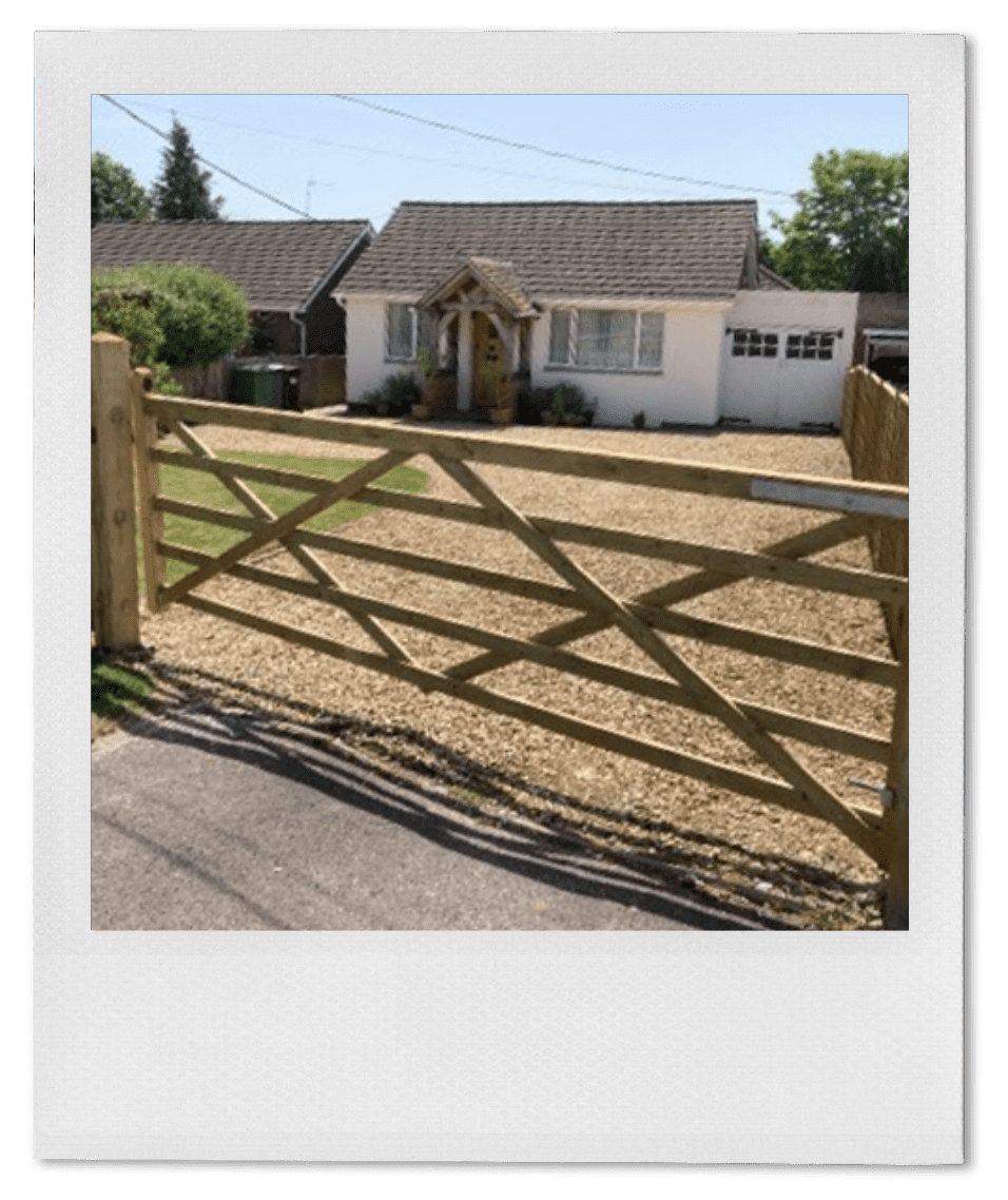 Decking in back garden