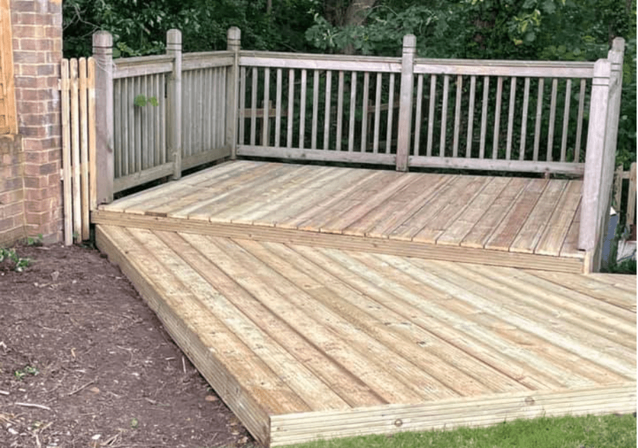 Garden decking